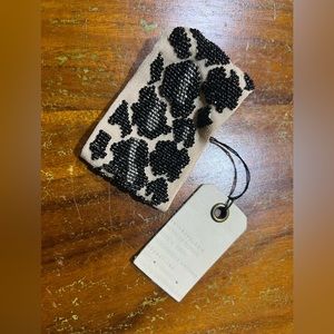 Anthropologie Silk Cuff NEW w/Tags in Animal Print